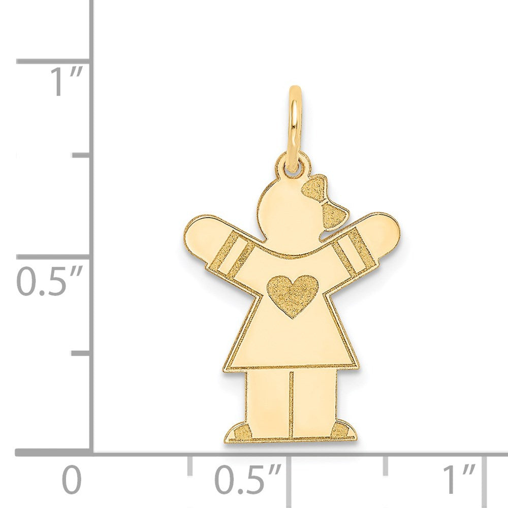 14K Gelbgold 14K Kinder Charm