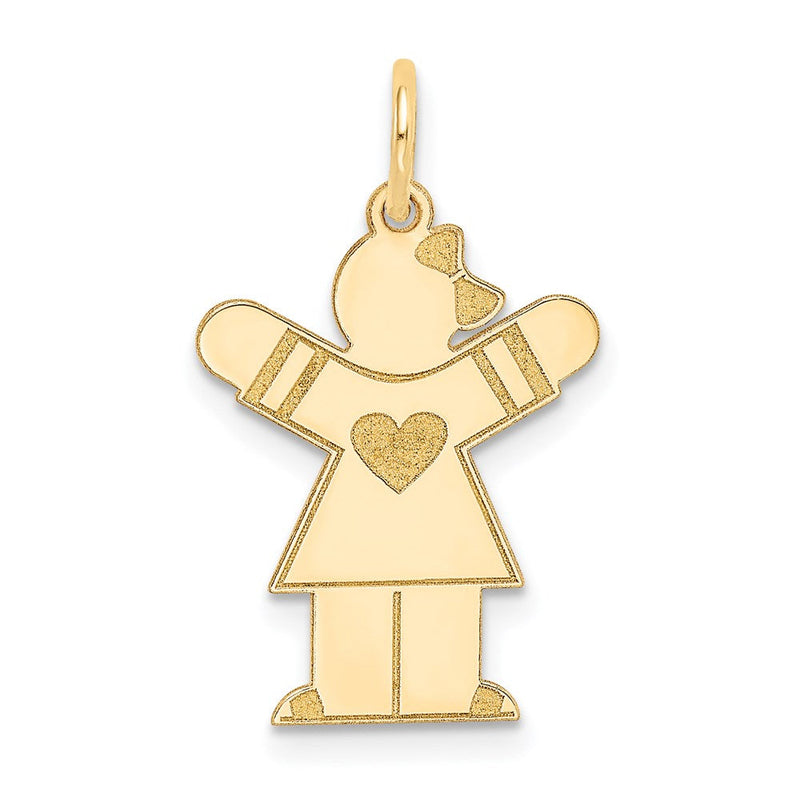 14K Gelbgold 14K Kinder Charm