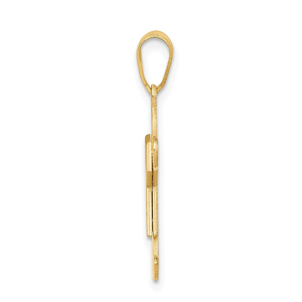 14K Gelbgold Mädchen-Charm