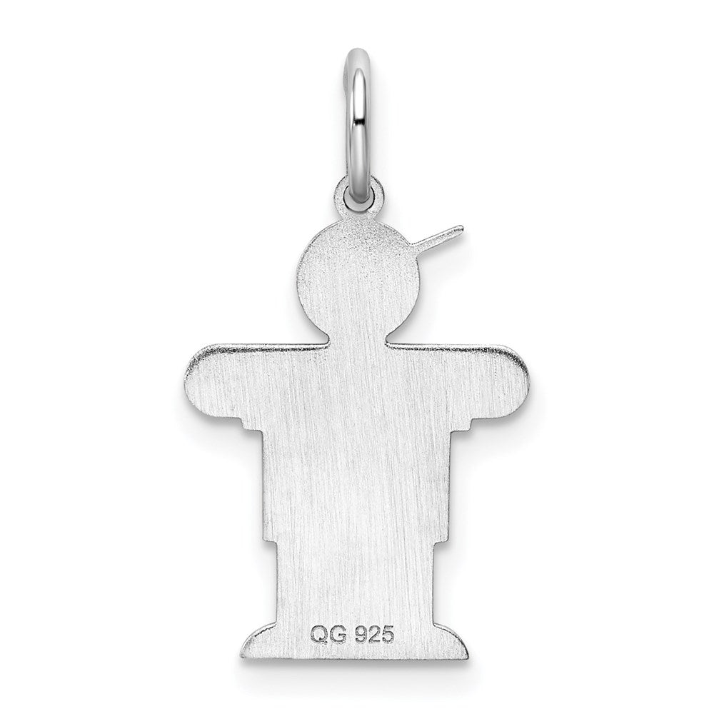 Sterlingsilber Rhodiniert Hugs Kinder Charm