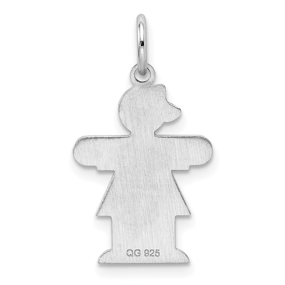 Sterlingsilber Rhodiniert Hugs Kinder Charm