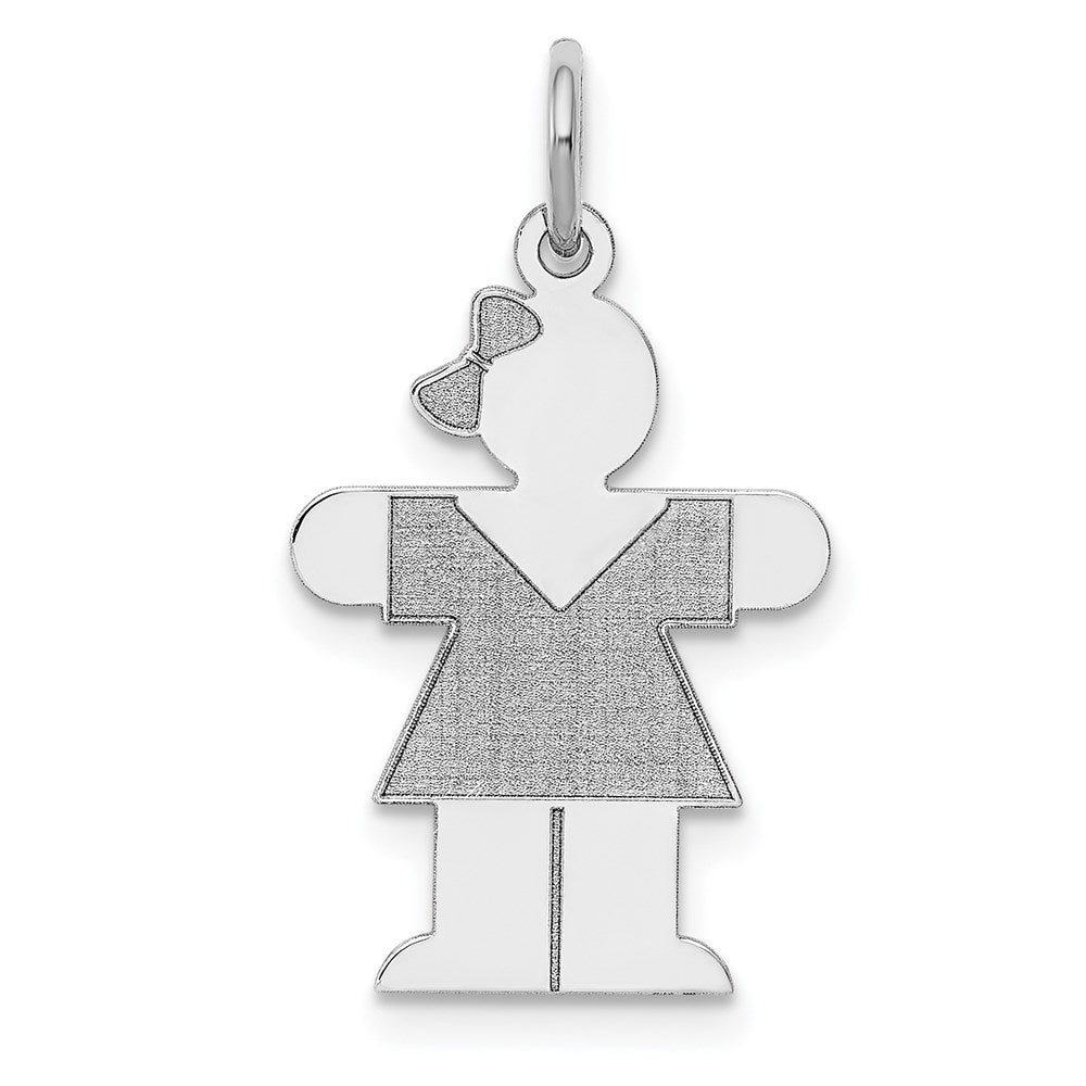 Sterlingsilber Rhodiniert Hugs Kinder Charm