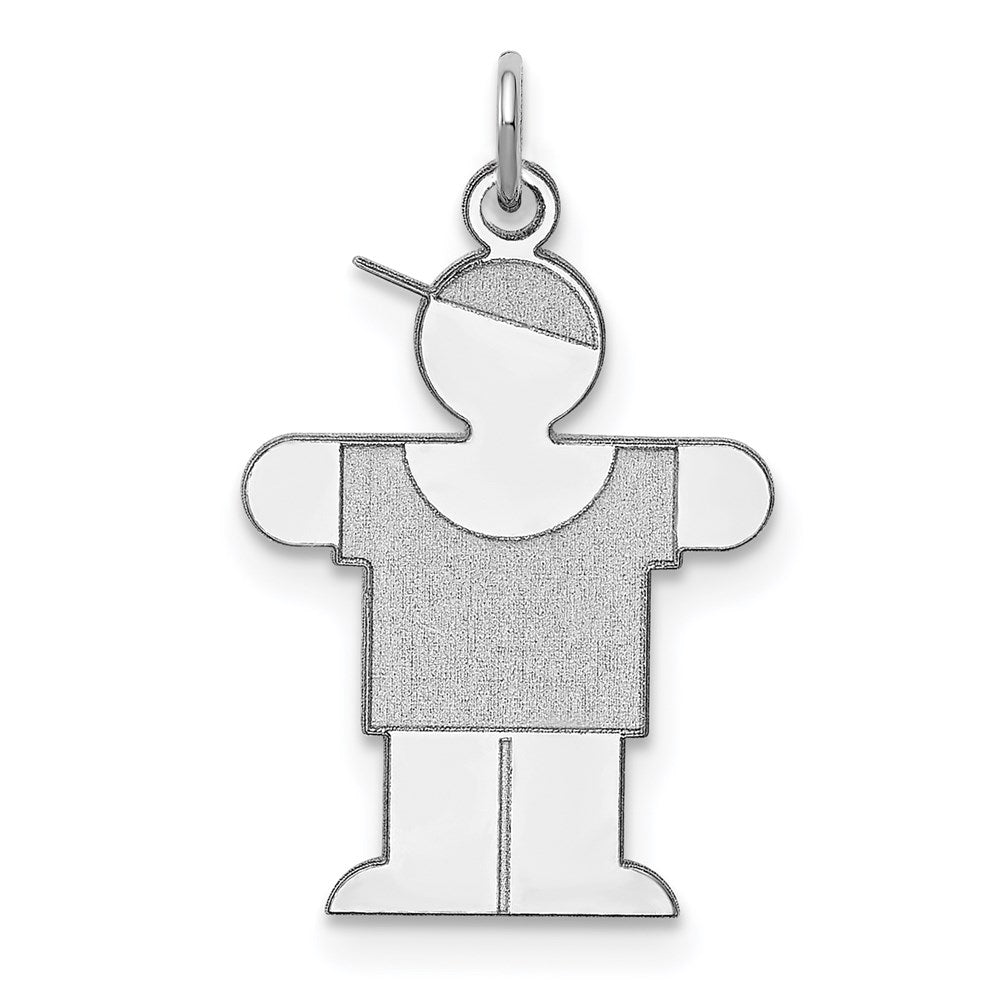 Sterlingsilber Rhodiniert Hugs Kinder Charm