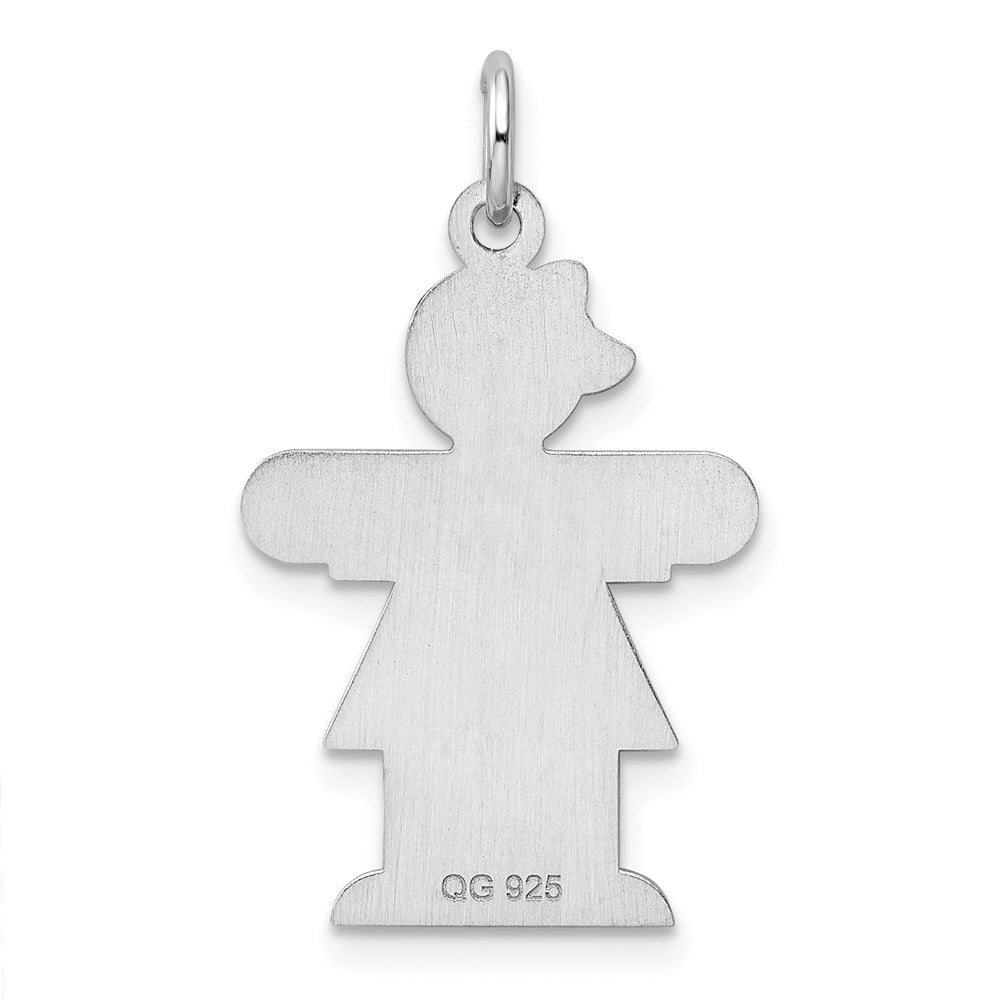 Sterlingsilber Rhodiniert Hugs Kinder Charm