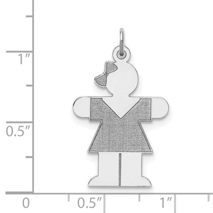 Sterlingsilber Rhodiniert Hugs Kinder Charm