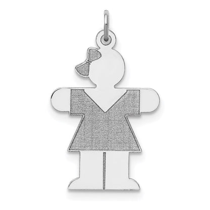 Sterlingsilber Rhodiniert Hugs Kinder Charm