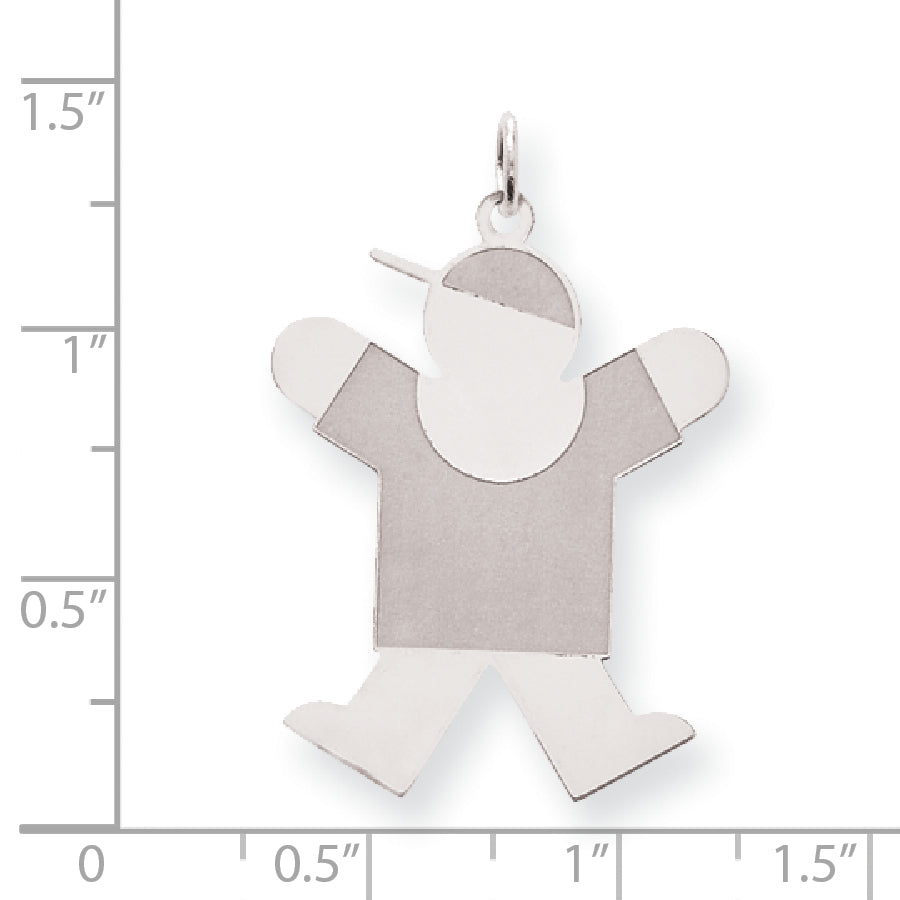 Sterlingsilber Freude Kinder Charm