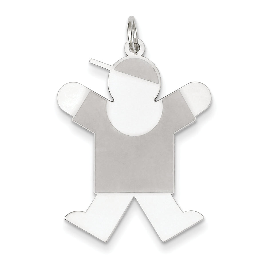 Sterlingsilber Freude Kinder Charm