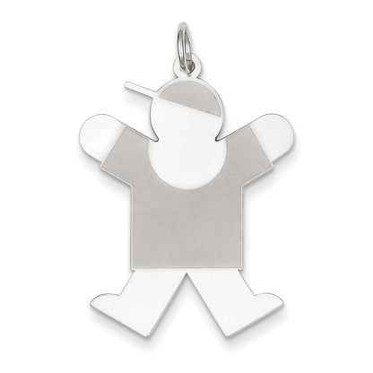 Sterlingsilber Freude Kinder Charm