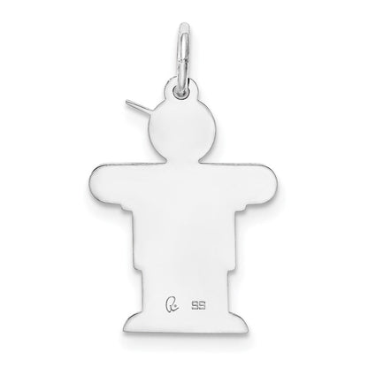 Sterlingsilber Rhodiniert Kinder Charm