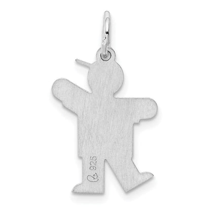 Sterlingsilber Rhodiniert Kinder Charm