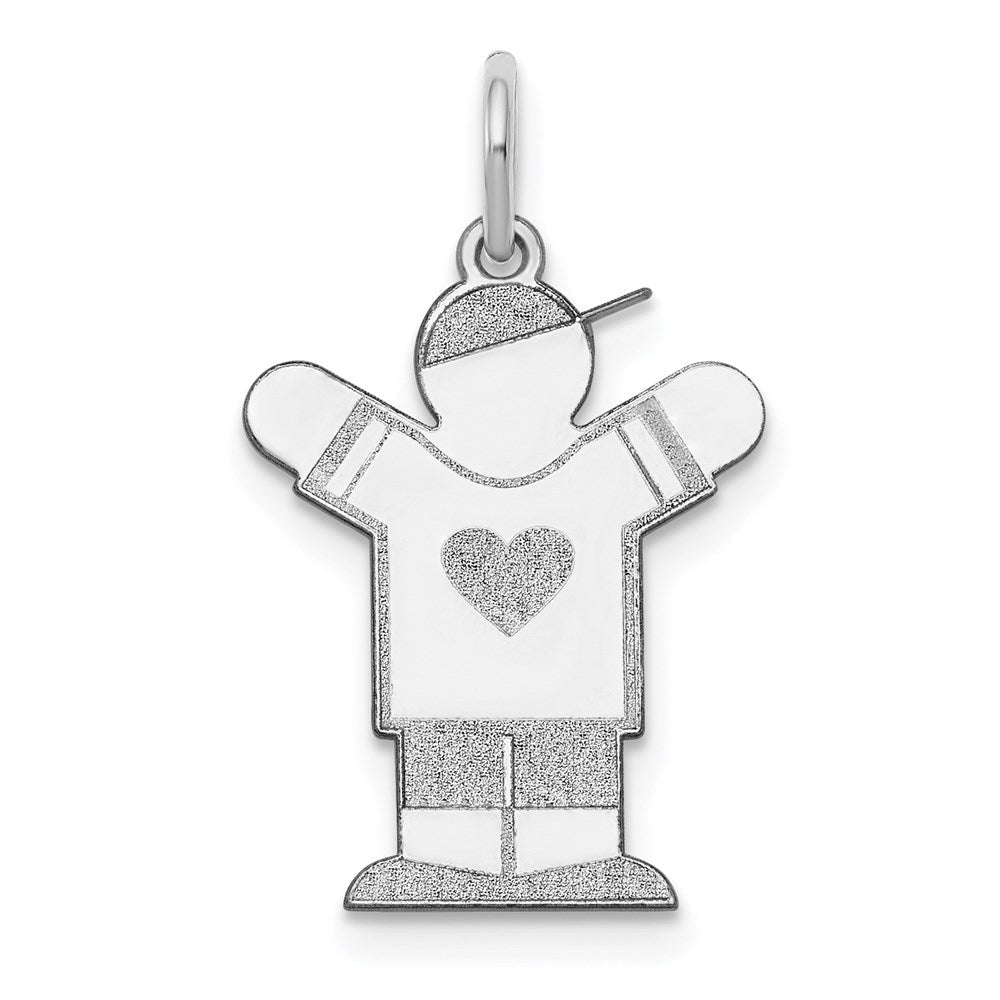 Sterlingsilber Rhodiniert Kinder Charm