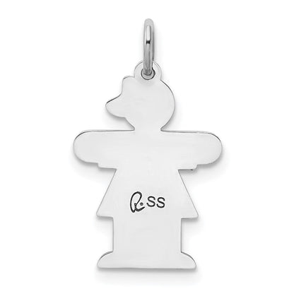 Sterlingsilber Rhodiniert Kinder Charm