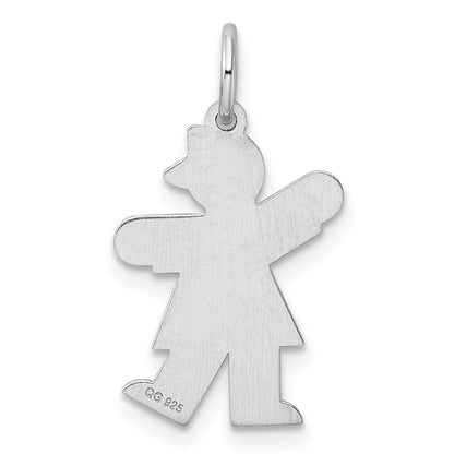 Sterlingsilber Rhodiniert Kinder Charm