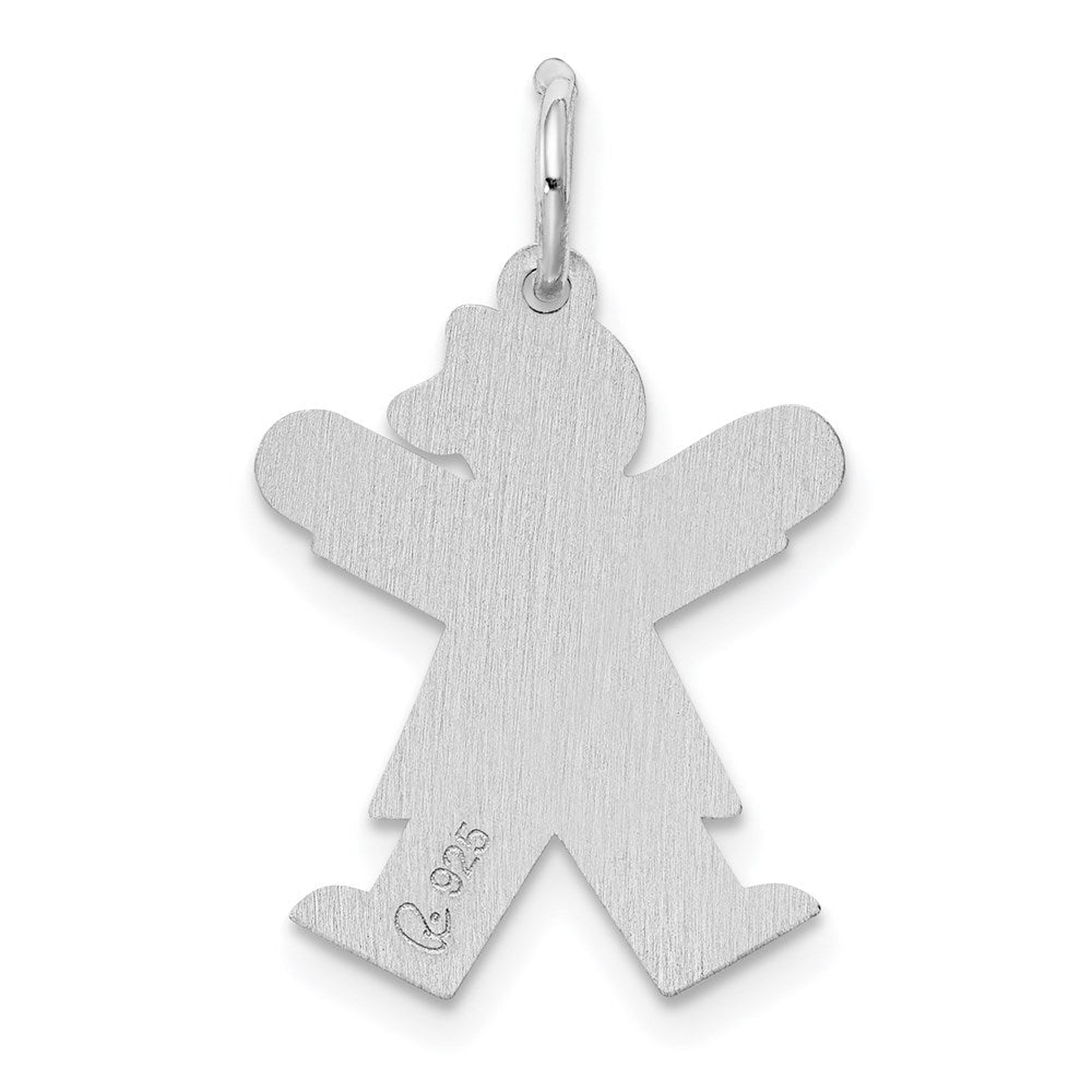 Sterlingsilber Rhodiniert Kinder Charm