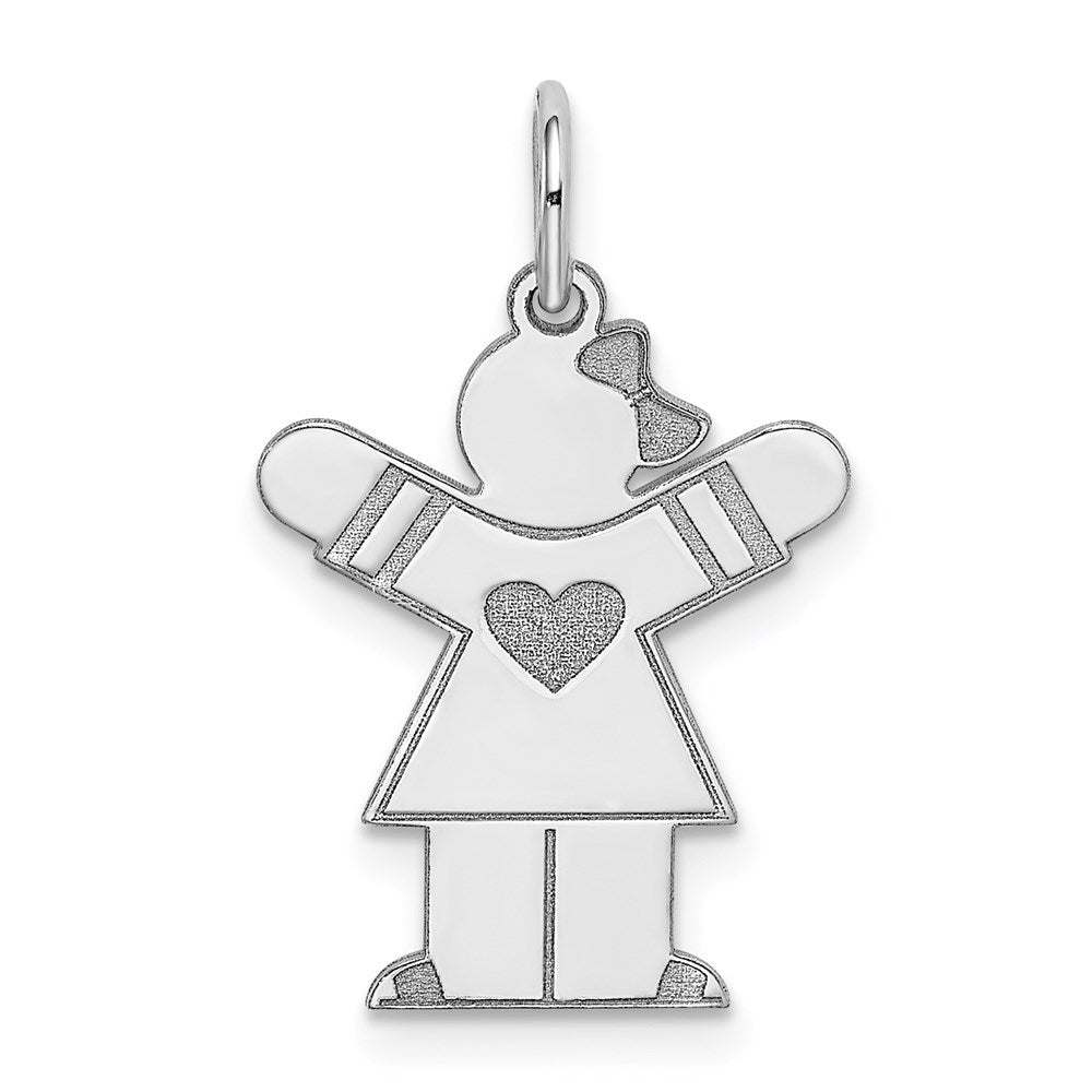 Sterlingsilber Rhodiniert Kinder Charm