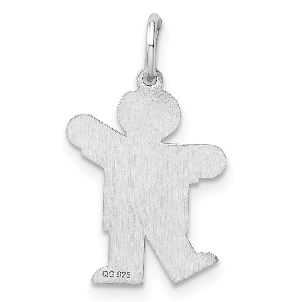 Sterlingsilber Rhodiniert Kinder Charm