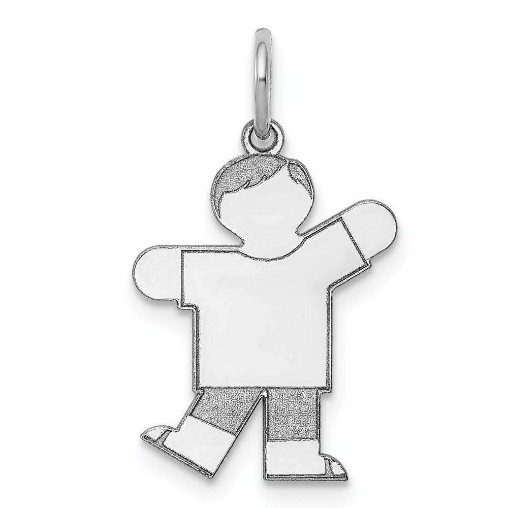 Sterlingsilber Rhodiniert Kinder Charm