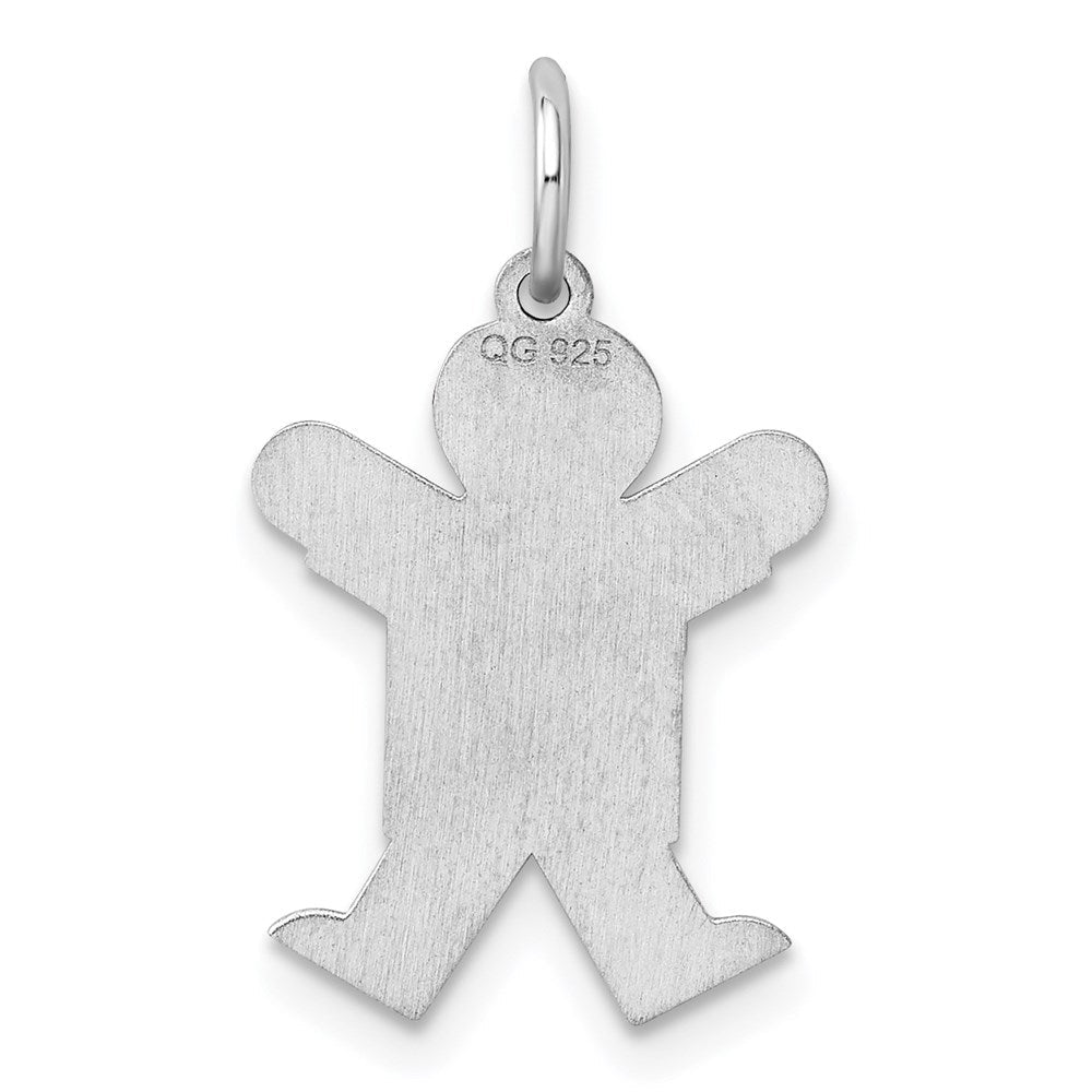 Sterlingsilber Rhodiniert Kinder Charm
