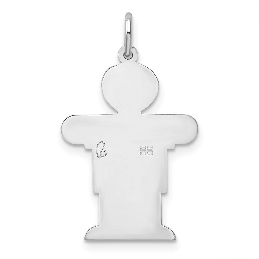 Sterlingsilber Rhodiniert Kinder Charm