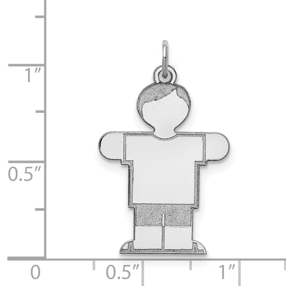 Sterlingsilber Rhodiniert Kinder Charm