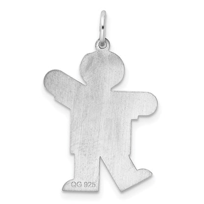 Sterlingsilber Rhodiniert Kinder Charm