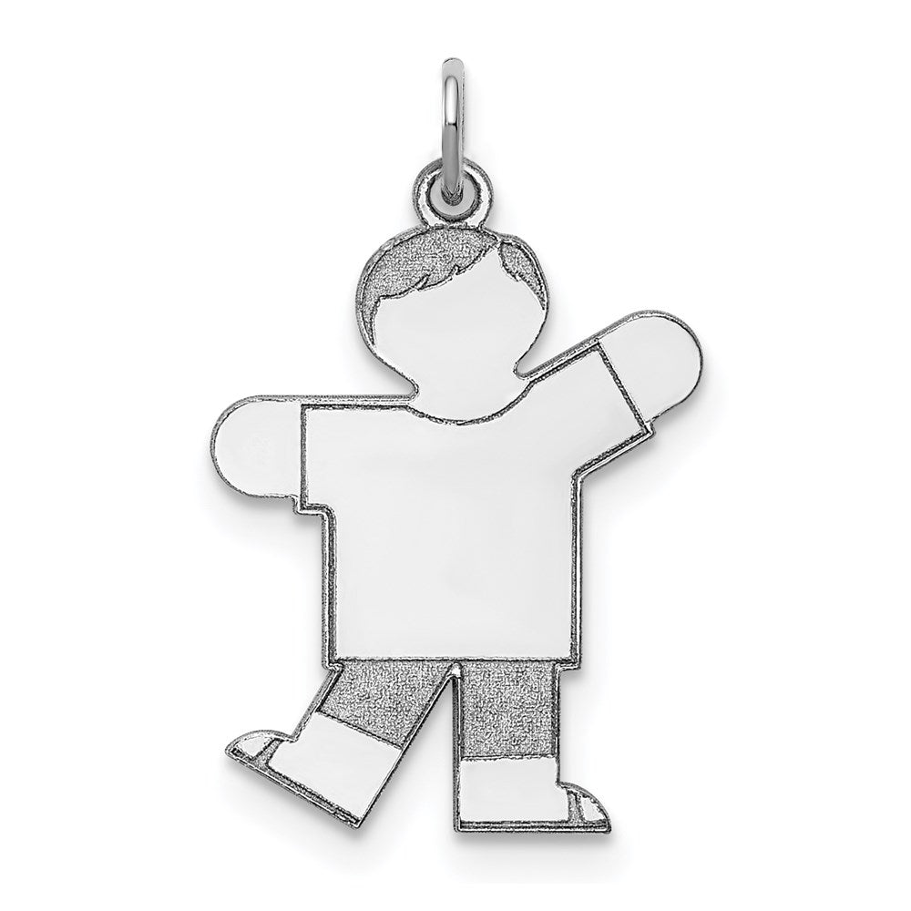 Sterlingsilber Rhodiniert Kinder Charm