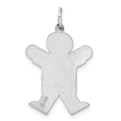 Sterlingsilber Rhodiniert Kinder Charm