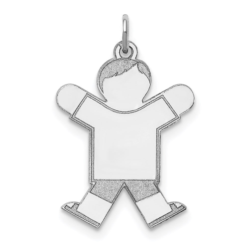 Sterlingsilber Rhodiniert Kinder Charm