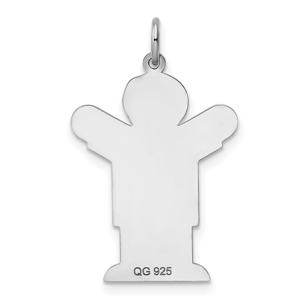Sterlingsilber Rhodiniert Kinder Charm