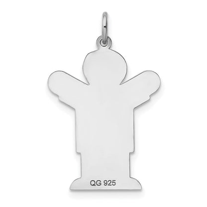 Sterlingsilber Rhodiniert Kinder Charm