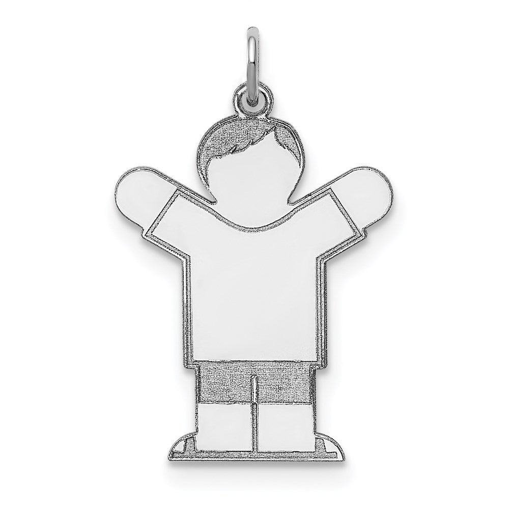 Sterlingsilber Rhodiniert Kinder Charm