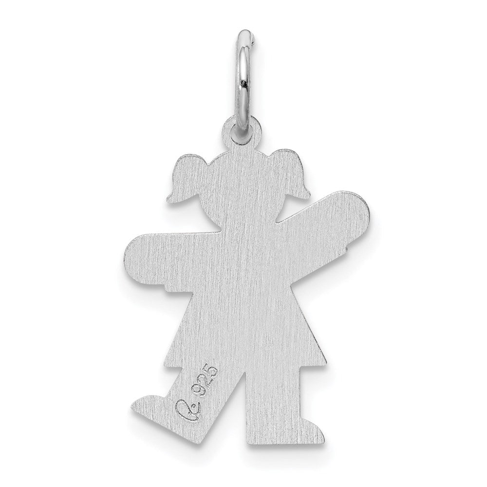 Sterlingsilber Rhodiniert Kinder Charm