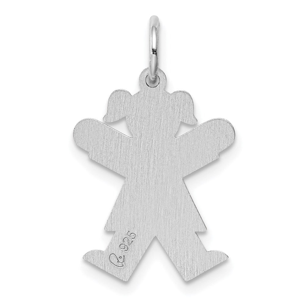 Sterlingsilber Rhodiniert Kinder Charm