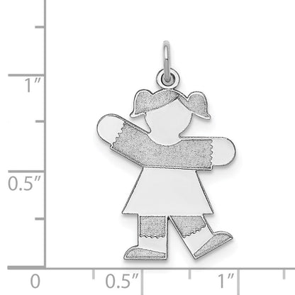 Sterlingsilber Rhodiniert Kinder Charm