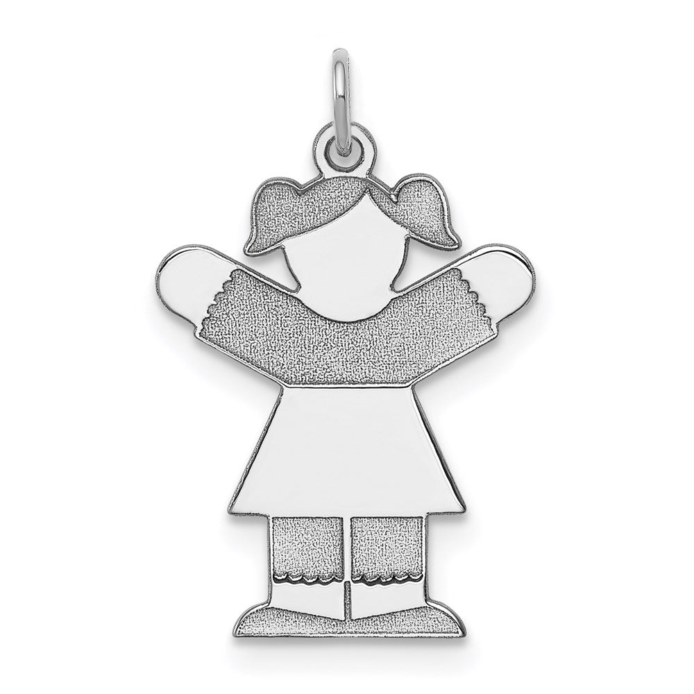 Sterlingsilber Rhodiniert Kinder Charm