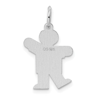 Sterlingsilber Rhodiniert Kinder Charm