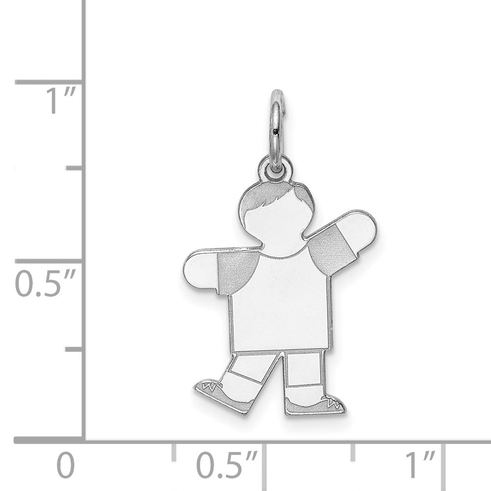 Sterlingsilber Rhodiniert Kinder Charm