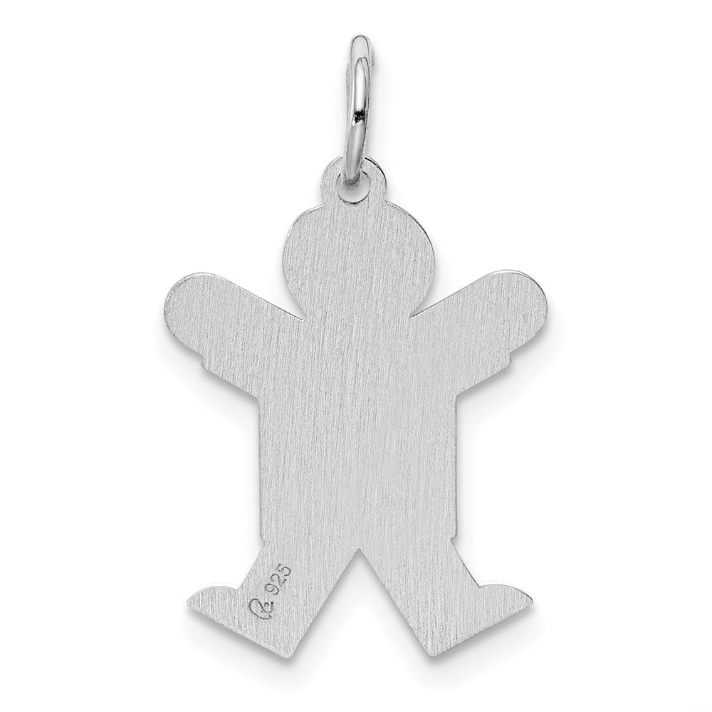 Sterlingsilber Rhodiniert Kinder Charm