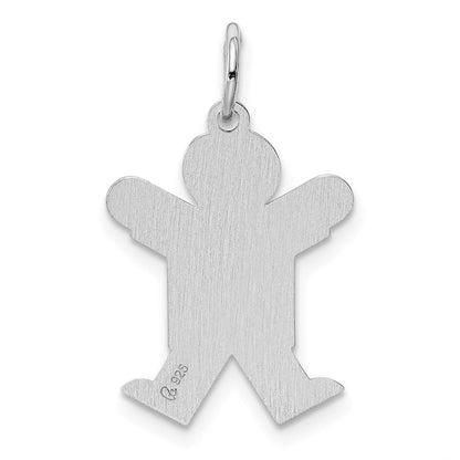 Sterlingsilber Rhodiniert Kinder Charm