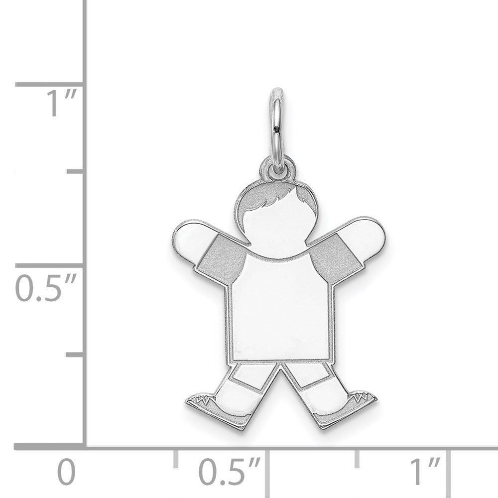 Sterlingsilber Rhodiniert Kinder Charm