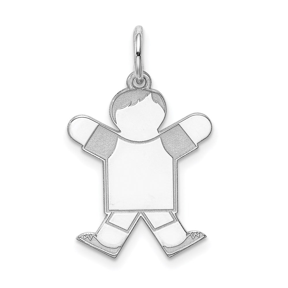 Sterlingsilber Rhodiniert Kinder Charm