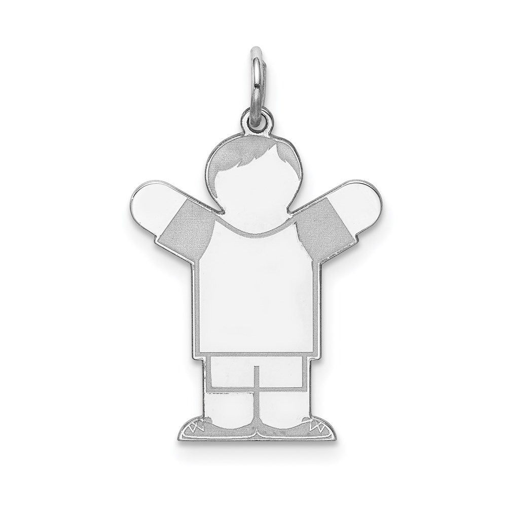 Sterlingsilber Rhodiniert Kinder Charm