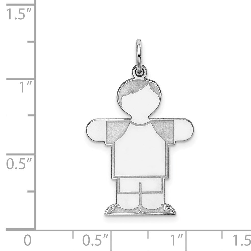 Sterlingsilber Rhodiniert Kinder Charm
