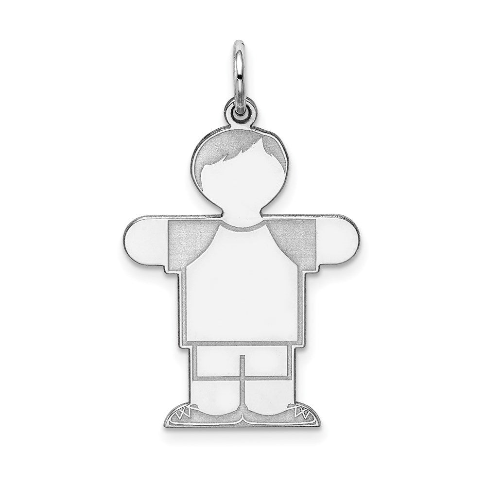 Sterlingsilber Rhodiniert Kinder Charm