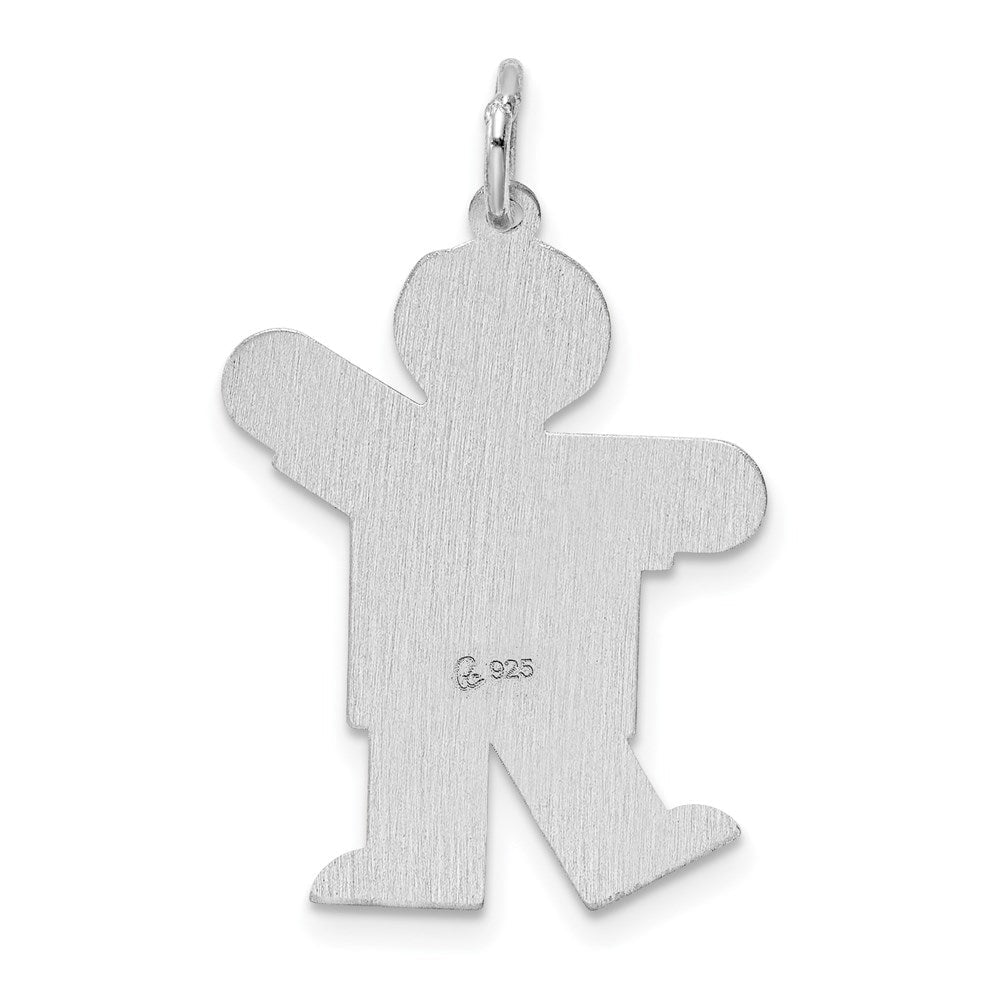 Sterlingsilber Rhodiniert Kinder Charm