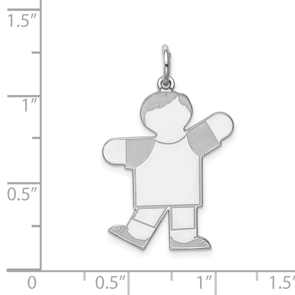 Sterlingsilber Rhodiniert Kinder Charm