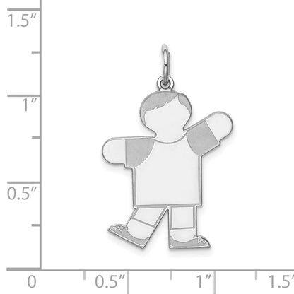 Sterlingsilber Rhodiniert Kinder Charm