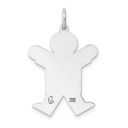 Sterlingsilber Rhodiniert Kinder Charm