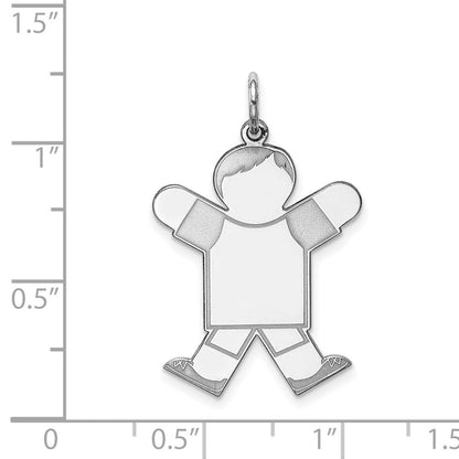 Sterlingsilber Rhodiniert Kinder Charm